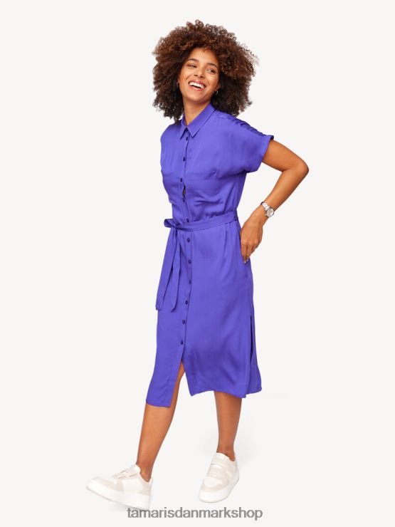 Tamaris Kvinder kjole - blå/dyb blå XVXV8T2361 tøj