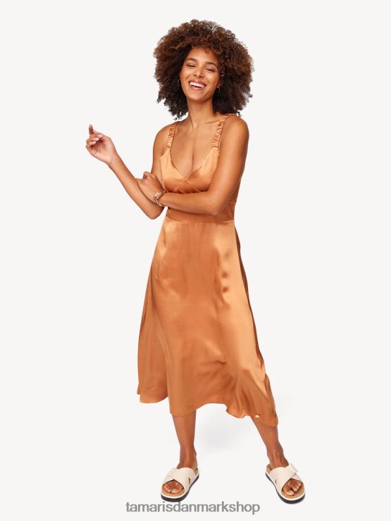 Tamaris Kvinder kjole - brun/pecanbrun XVXV8T2442 tøj