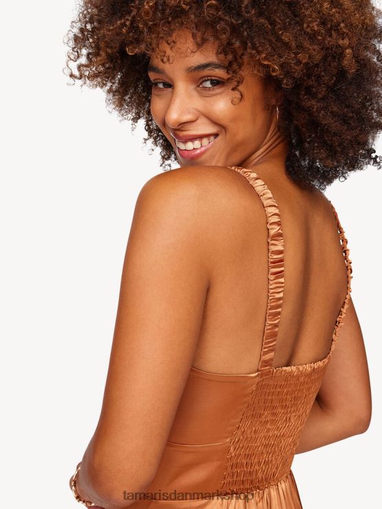 Tamaris Kvinder kjole - brun/pecanbrun XVXV8T2442 tøj