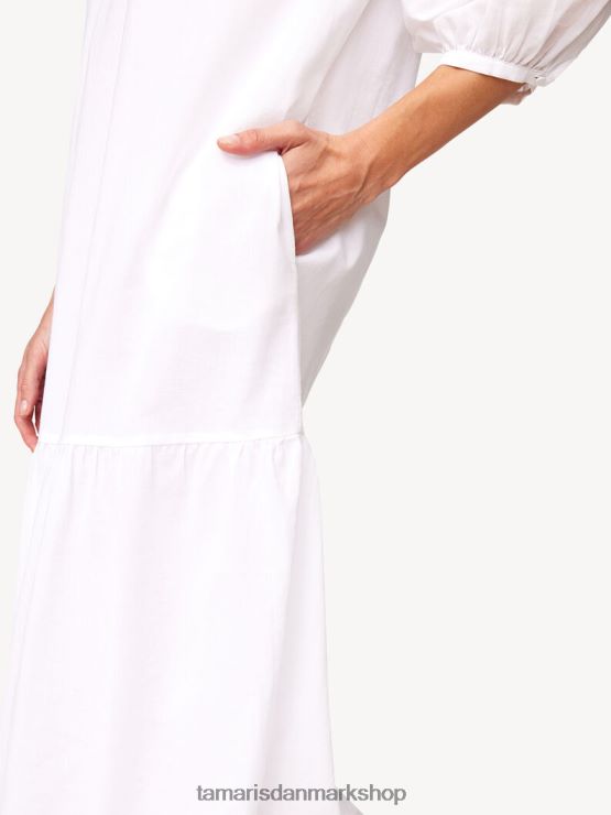 Tamaris Kvinder kjole - hvid/lyse hvid XVXV8T2453 tøj