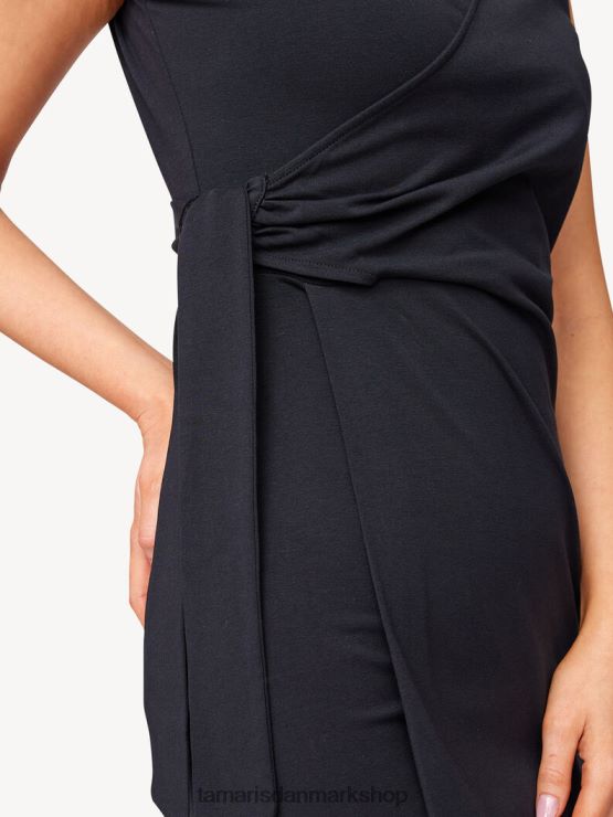 Tamaris Kvinder kjole - sort/sort skønhed XVXV8T2567 tøj