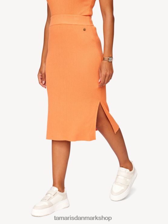Tamaris Kvinder nederdel - orange/støvet orange XVXV8T2531 tøj