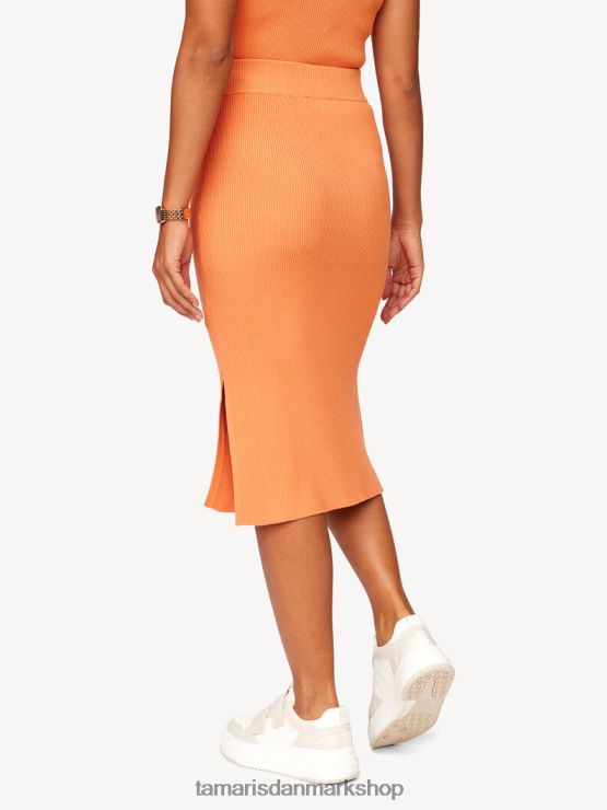 Tamaris Kvinder nederdel - orange/støvet orange XVXV8T2531 tøj