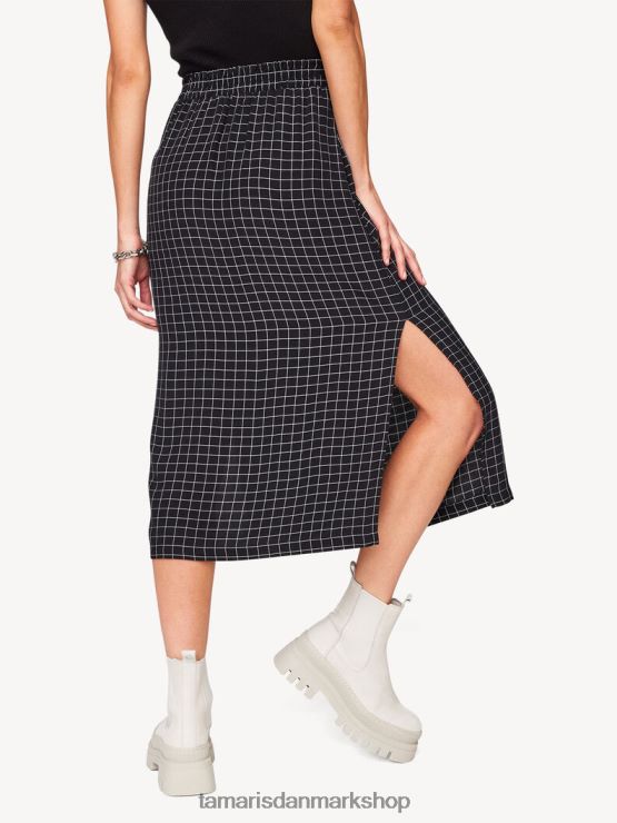 Tamaris Kvinder nederdel - sort/sort skønhedstjek XVXV8T2392 tøj