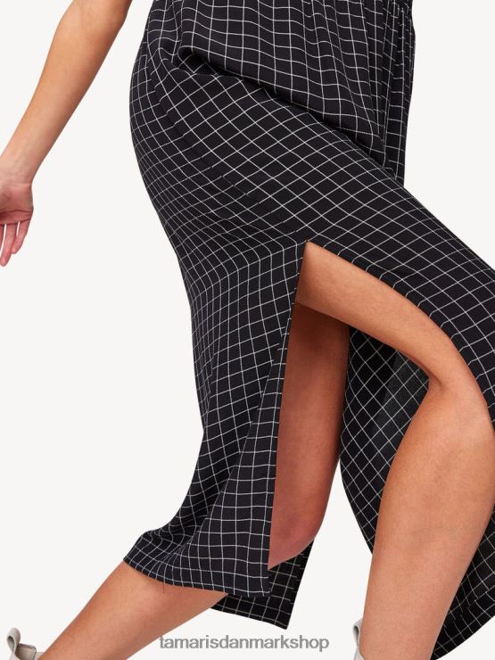 Tamaris Kvinder nederdel - sort/sort skønhedstjek XVXV8T2392 tøj