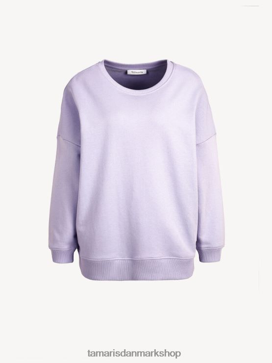 Tamaris Kvinder sweatshirt - lilla/lavendel XVXV8T2387 tøj