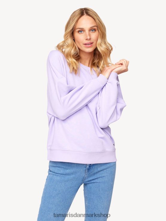 Tamaris Kvinder sweatshirt - lilla/lavendel XVXV8T2387 tøj