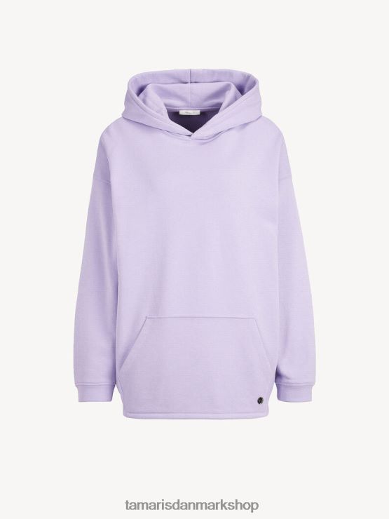 Tamaris Kvinder oversized t-shirt - lilla/lavendel XVXV8T2492 tøj