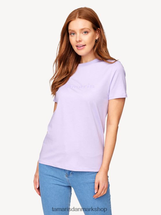 Tamaris Kvinder t-shirt - lilla/lavendel XVXV8T2432 tøj