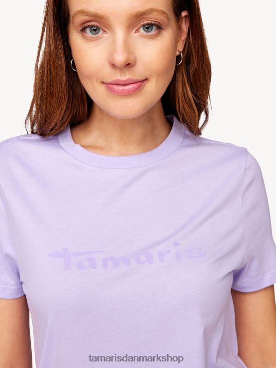 Tamaris Kvinder t-shirt - lilla/lavendel XVXV8T2432 tøj