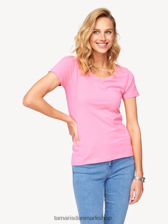 Tamaris Kvinder t-shirt - rose/pink nellike XVXV8T2490 tøj