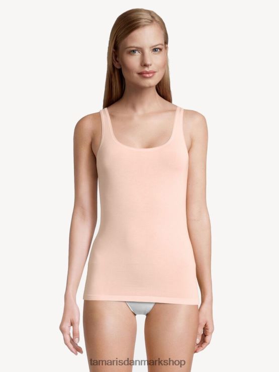 Tamaris Kvinder top - beige/cremebrun XVXV8T2543 tøj