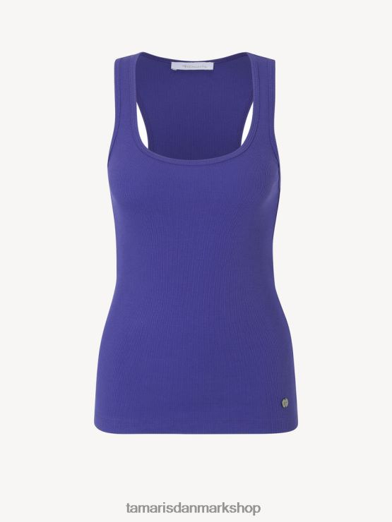 Tamaris Kvinder top - blå/dyb blå XVXV8T2438 tøj