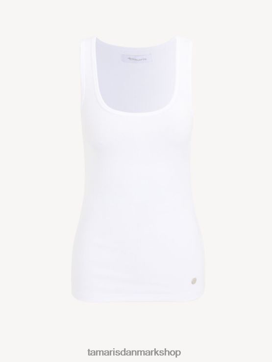 Tamaris Kvinder top - hvid/lyse hvid XVXV8T2448 tøj