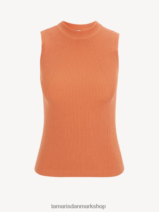 Tamaris Kvinder top - orange/støvet orange XVXV8T2434 tøj