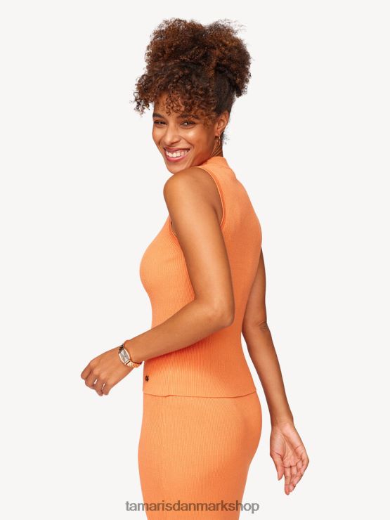 Tamaris Kvinder top - orange/støvet orange XVXV8T2434 tøj