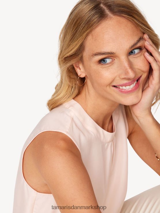 Tamaris Kvinder top - rose/sky pink XVXV8T2435 tøj