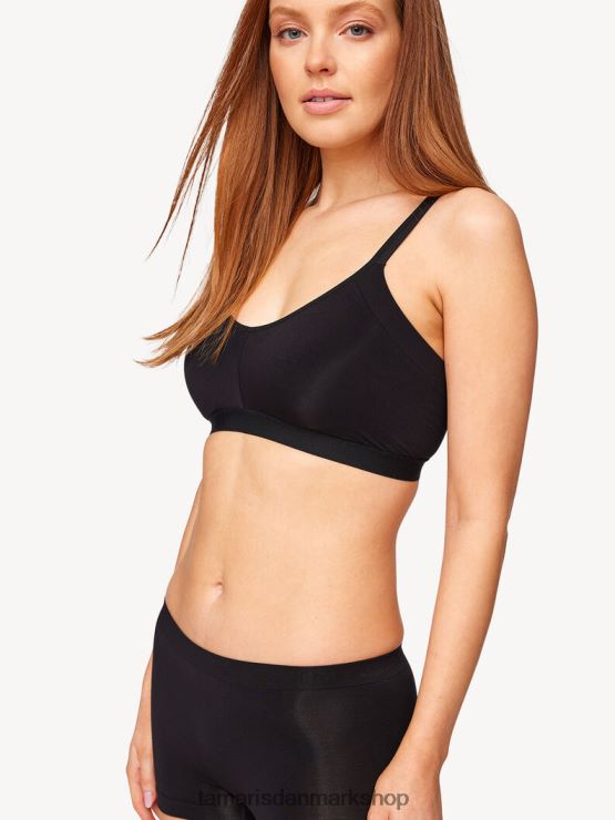 Tamaris Kvinder bustier - sort/kulsort XVXV8T2360 tøj